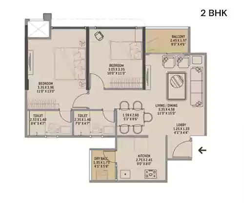 VTP Cielo 2 bhk